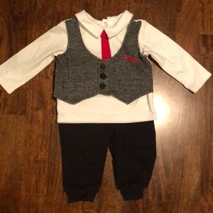 Calvin Klein vest/shirt combo with matching pants.